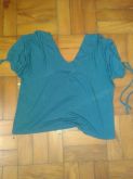 Blusa verde Escura Manga Morcego (p)