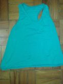 Blusa Basica Regata Verde Agua (p)