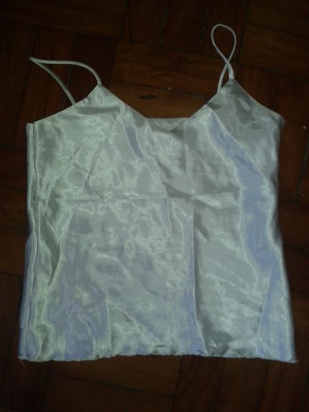 Blusa Seda branca Luxo (m)