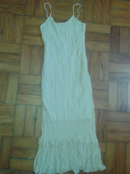 Vestido Longo Sereia BEGE (p)