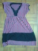 Vestido Listrado Rock Pink (m)